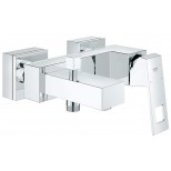 Grohe Eurocube badkraan met omstel met koppelingen chroom 23140000