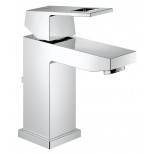 Grohe Eurocube 1-gats wastafelkraan met waste chroom 2312700E