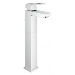 Grohe Eurocube 1-gats wastafelkraan verhoogd zonder waste chroom 23136000