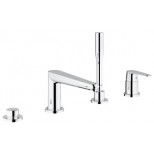 Grohe Eurodisc Cosmopolitan 4-gats badrandkraan 46mm chroom 19574002