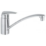 Grohe Eurodisc 1-gats keukenkraan met lage draaibare uitloop EcoJoy chroom 3377000E