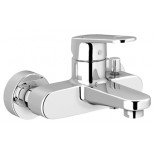 Grohe Europlus badkraan met omstel met koppelingen chroom 33553002