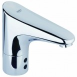 Grohe Europlus E wastafelkraan infrarood zonder menging met transformator 230V chroom 36016000