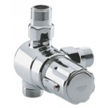 Grohe Automatic-2000 centraal thermostaat zonder koppelingen chroom 34616000