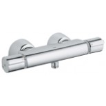 Grohe Grohtherm-2000 Special douchekraan thermostatisch zonder omstel met koppelingen HOH=15cm met 3/4" aansluiting chroom 34203000