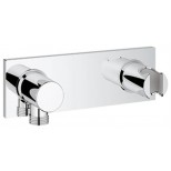 Grohe Grohtherm-F afbouwdeel wandaansluitbocht met douchehouder verticaal of horizontaal chroom 27621000