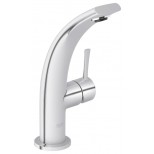 Grohe Ondus wastafelkraan chroom 1-greeps vaste uitl. 110mm met waste