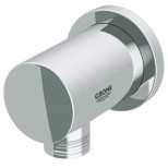 Grohe Rainshower wandaansluitbocht met ronde rozet chroom 27057000