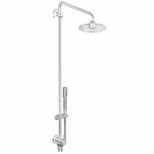 Grohe Rainshower Modern douchesysteem met omstelling met hoofddouche en Sena handdouche chroom 27058000