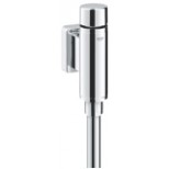 Grohe Rondo urinoirspoeler 1/2" met stopkraan, spoelpijp en verbinder chroom 37339000