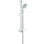 Grohe Tempesta glijstangset met 3 standen, Type III 60cm met zeepschaal chroom 27600000