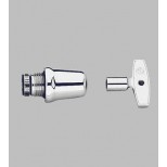 Grohe bovendeel chroom tbv steeksleutel