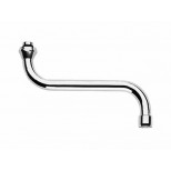 Grohe onderuitloop chroom drbr.moer ¾