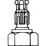 Grohe Trecorn DeLuxe bevestigingsset tbv greep ½
