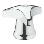 Grohe trecorngreep met stopkap 1/2" blauw chroom 45080000