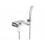 Grohe Veris badkraan met omstel met Easy-fix systeem met douchegarnituur chroom 32196000