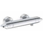 Grohe Veris douchekraan thermostatisch zonder omstel met koppelingen HOH=15cm chroom 34330000