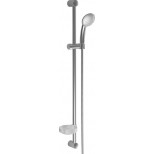 Hansa Hansabasicjet glijstangset compleet met handdouche-1 met zeepschaal 90cm chroom 44670110