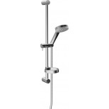 Hansa Hansaviva glijstangset met handdouche Hansaviva 1 st 60cm met doucheslang 175cm met zeepschaal chroom 44160110