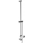 Hansa Hansaviva glijstang 90cm met doucheslang 175cm met zeepschaal chroom 44130100