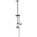 Hansa Hansaviva glijstang 60cm met doucheslang 175cm met zeepschaal chroom 44140100