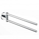 Hansgrohe Logis E/S 2-lids handdoekrek chroom 40512000