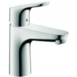 Hansgrohe Focus 1-gats wastafelkraan 100 CoolStart met waste chroom 31621000