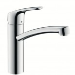 Hansgrohe Focus E2 1-gats keukenkraan met draaibare uitloop RVS look 31806800