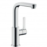 Hansgrohe Metris S 1-gats wastafelkraan met hoge draaibare uitloop chroom 31159000