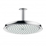 Hansgrohe Raindance Classic Air hoofddouche 240 met plafondaansluiting 10cm 1/2" brushed nickel 27405820