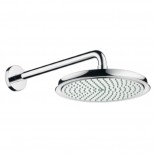 Hansgrohe Raindance Classic Air hoofddouche 240 met douchearm 38cm 1/2" brushed nickel 27424820