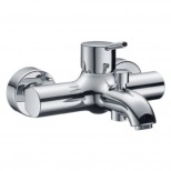 Hansgrohe Talis S badkraan met omstel z. garnituur met S-koppelingen chroom 32420000