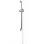 Hansgrohe Unica Unica Classic glijstangset 65cm met Sensoflex doucheslang 160cm z. handdouche brushed nikkel 27617820