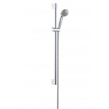 Hansgrohe Crometta 85 Unica glijstangset met Crometta 85 Green handdouche 65cm chroom 27652000