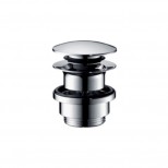 Hansgrohe Divers afvoerplug met push open 5/4" voor kraan z. waste brushed nikkel 50100820