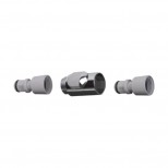 Hansgrohe Divers Clic snelkoppeling 1/2" grijs 28346000