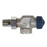 Heimeier thermostatische radiatorafsluiter haaks verkeerd 1/2" Kvs = 1,85 m3/h lage weerstand 224502000