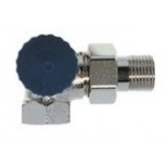 Heimeier thermostatische radiatorafsluiter dubbel haaks LI 3/8" Kvs = 1,50 m3/h lage weerstand 234101000