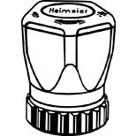 Heimeier handregelknop voor thermostaatkraan M30x1.5 200100325