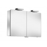 Keuco Elegance SPS spiegelkast elegance met radio en schuifladen zilver-gebeitst geëloxeerd 950x670x169mm 21603176302