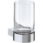 Keuco Plan glashouder met Kristallen-Glas RVS 14950079000