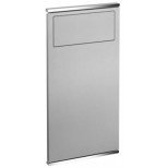 Keuco Plan Integral modul wastafel 1 scharnieren links chroom / all. zilver geëloxeerd 326x625x143mm 44988011701