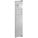 Keuco Plan Integral modul wc 2 scharnieren links chroom / all. zilver geëloxeerd 176x775x143mm 44976011701