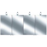 Keuco Royal 35 spiegelkast royal 35 met schuifladen/met radio zilver-gebeitst geëloxeerd 600x840x150mm 13501176302