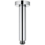 Kludi douchearm 1/2" met rozet voor plafond 15cm chroom 665150500