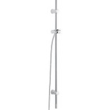 Kludi A-QA douchekraan thermostatisch met Dual Shower System (v) HOH=15cm met handdouche 3S en glijstang 110cm chroom 620970500