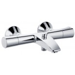 Kludi Zenta badkraan thermostatisch met omstel met koppelingen chroom 351010538