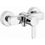 Kludi Zenta douchekraan z. omstel met koppelingen HOH=15cm chroom/wit 388709175