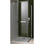 Koralle S550 zijwand voor draaideur 100x195cm rechts GlasPlus glansalu/helder L66450497534