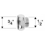 Neoperl verloopnippel 3/4" binnen dr.x1/2"buitendr. chroom 50536994